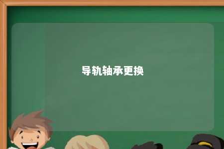 导轨轴承更换 